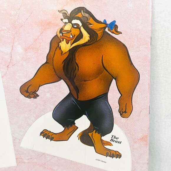 Vintage Beauty & the Beast Disney Paper Doll  Booklet - Unused/New - Picture 7 of 9
